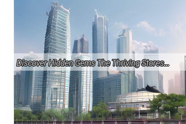 Discover Hidden Gems The Thriving Stores Near Guangzhou Zhongfu Plaza